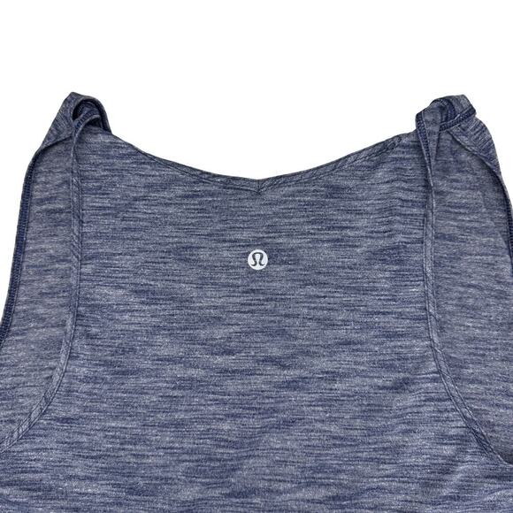 LULULEMON  Do The Twist Tank Sz 2 Heathered Deep Navy - Picture 4 of 5